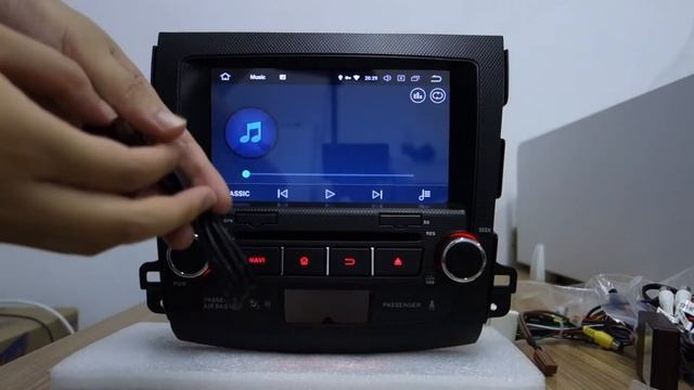 Belsee Android 8.0 Head Unit GPS Navigation System Review for Mitsubishi Outlander 2006-2012 смотреть онлайн