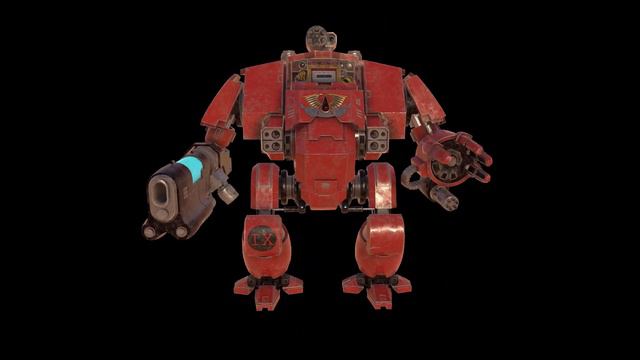 Warhammer 40k Blood Angels Primaris Redemptor Dreadnought смотреть онлайн