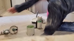 Как разводить краску на водной основе.