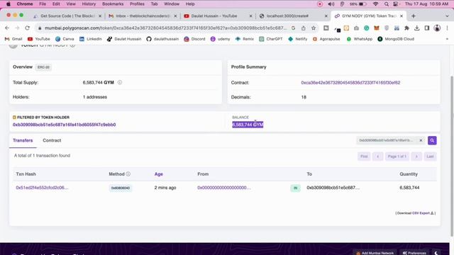 Build a SaaS: Web3 ERC20 Token Generator Tool Dapp With NextJs 13, React, Solidity and Blockchain смотреть онлайн