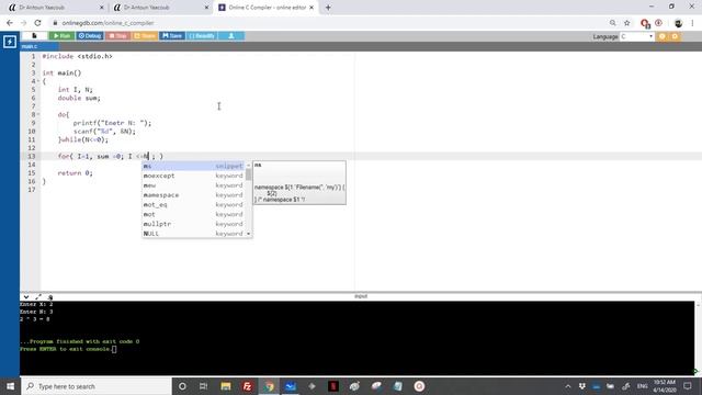 Algorithmics & Programming - Exercise - Harmonic series смотреть онлайн