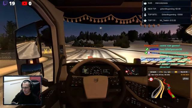 Ets2, De ruteo en Promods con Sky, 1080p60fps, Musicote. смотреть онлайн