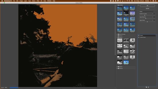 Gallery Effects In Photoshop | Filter Gallery | How To | Graphicxtras смотреть онлайн
