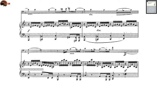 Cello - Lied ohne Worte , F. Mendelssohn | Piano Accompaniment смотреть онлайн