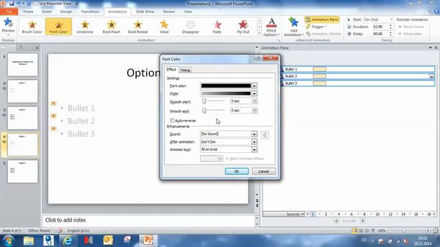 Powerpoint - Fading in and out your bulletpoints смотреть онлайн