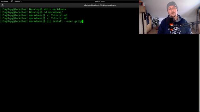Python - Grip, markdown to pdf смотреть онлайн