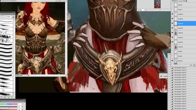 ArcheAge character painting - Касти смотреть онлайн