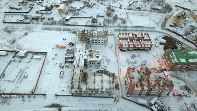 Аэросъемка МЖК «Тихий город» от 24 марта 2018 года смотреть онлайн