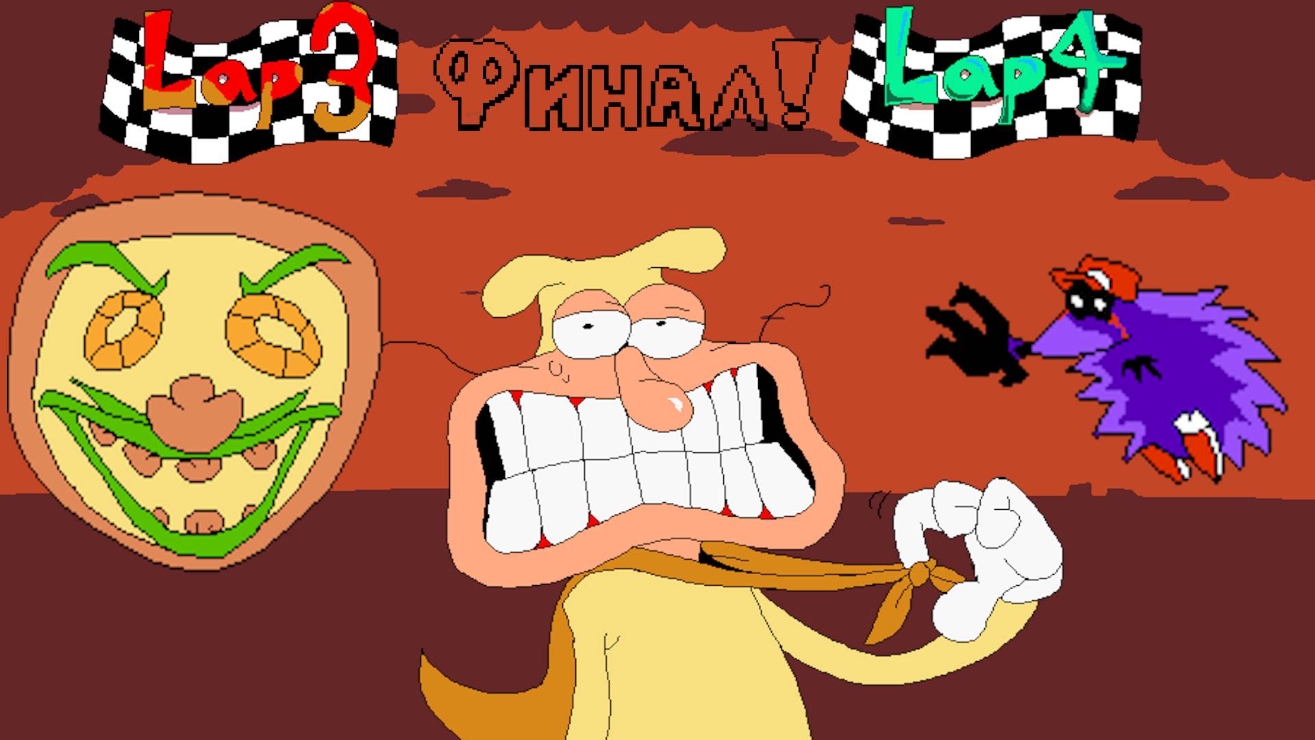 Мега финал! Pizza Tower:The Noise update - P rank|Lap 4 #5 смотреть онлайн