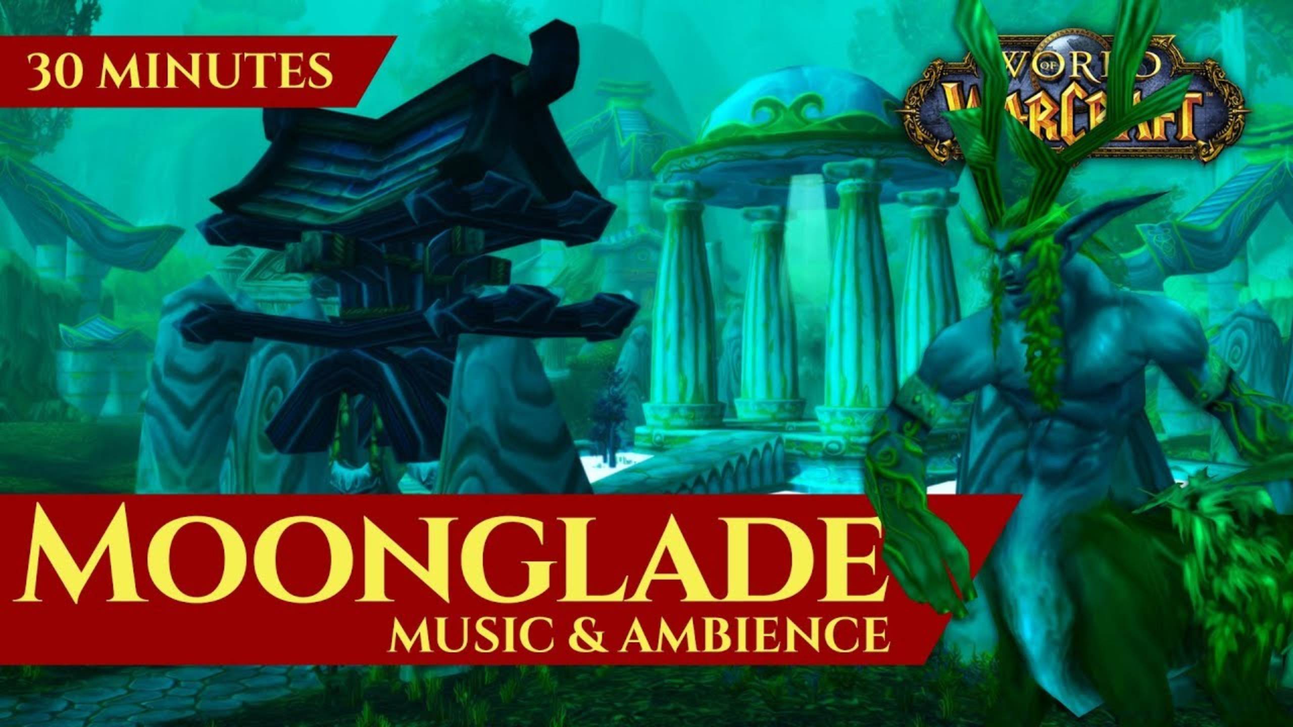 Vanilla Moonglade - Music & Ambience (30 minutes, 4K, World of Warcraft Classic) смотреть онлайн