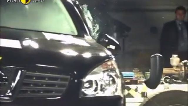 Краш тест Nissan Qashqai 2007 (E-NCAP) смотреть онлайн