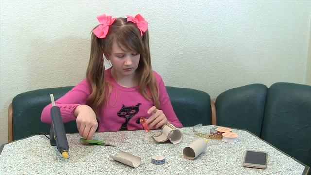 Как сделать подставку для телефона своими руками DIY смотреть онлайн