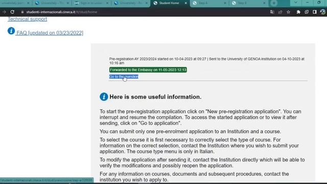 How to download pre-enrollment summary from universitaly portal 2023||Easy process смотреть онлайн