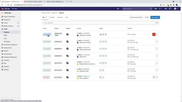 05 - COMO CRIAR PIPELINE NO GITLAB смотреть онлайн