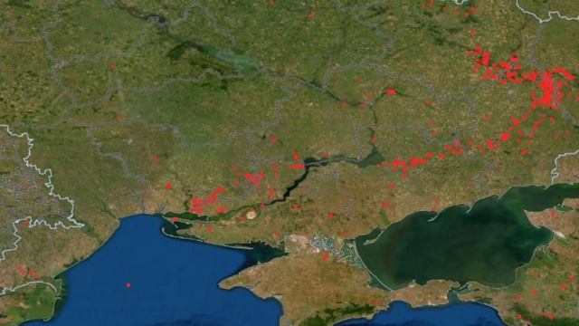 Энергетический фон на территориях Украины, России, Белоруссии, Прибалтики в разных измерениях. смотреть онлайн