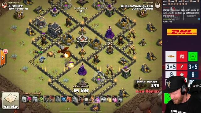 TOP PRO PLAYERS PLAY IN TH9 TOURNAMENT FINALS! Best TH9 Attack Strategies in Clash of Clans смотреть онлайн