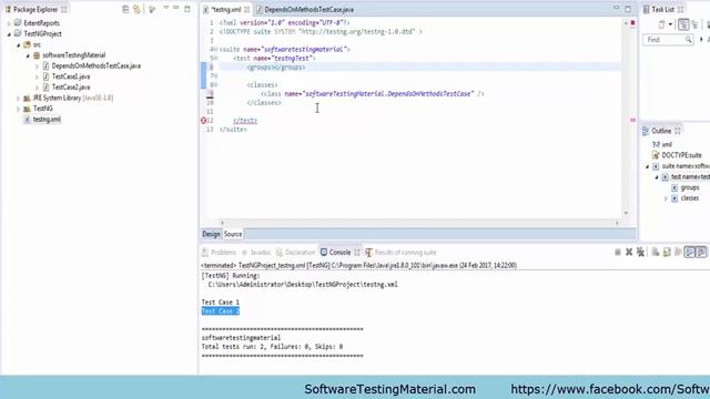 TestNG Dependencies Using XML - TestNG Tutorial смотреть онлайн