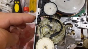 assembly K mechanism (phasing). сборка К механизма (фазировка). Ремонт видеомагнитофона VCR repair