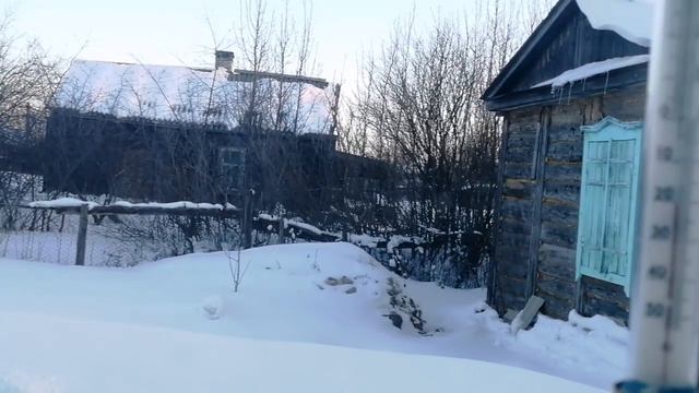 Зимой такого мороза не было Жуть