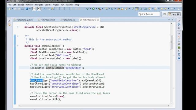 7 GWT App Main Java Class in Arabic смотреть онлайн
