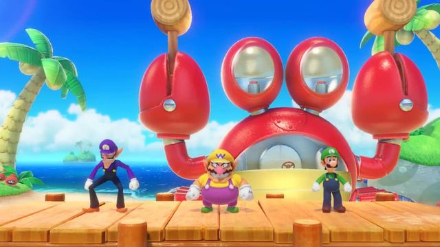 Super Mario Party - Luigi wins by doing absolutely nothing смотреть онлайн