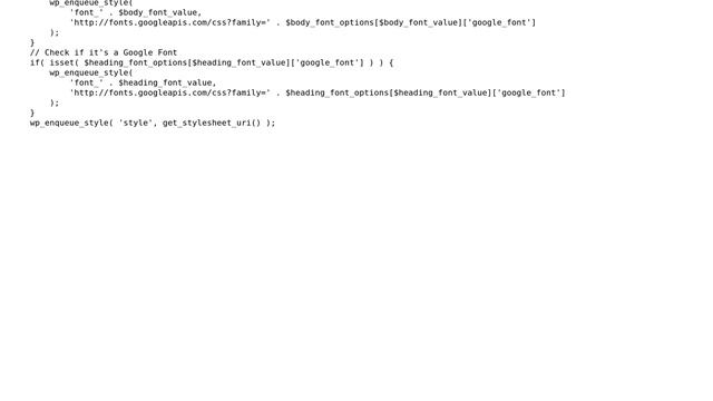 Wordpress: How to enqueue google fonts if we use directly in style.css? смотреть онлайн