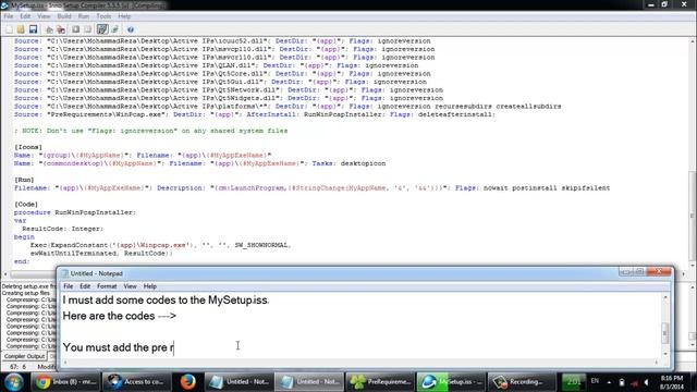 Create Setup by Inno Setup with pre requirements (AfterInstall) смотреть онлайн