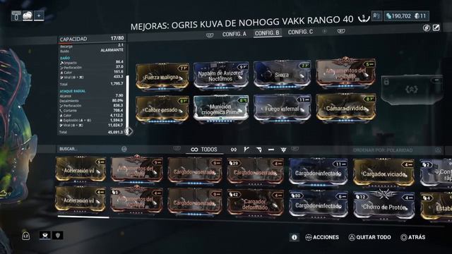 WARFRAME BUILD OGRIS KUVA AVANZADO смотреть онлайн