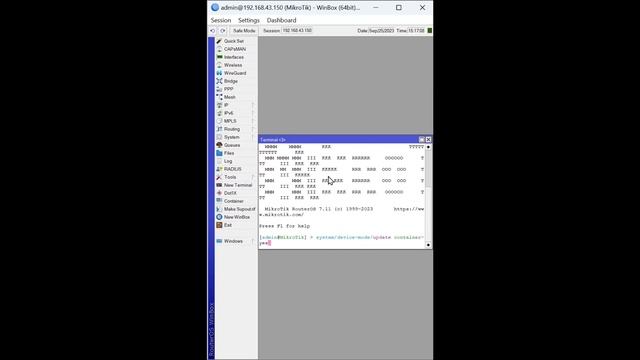 Cómo habilitar el modo Container en un router MikroTik смотреть онлайн