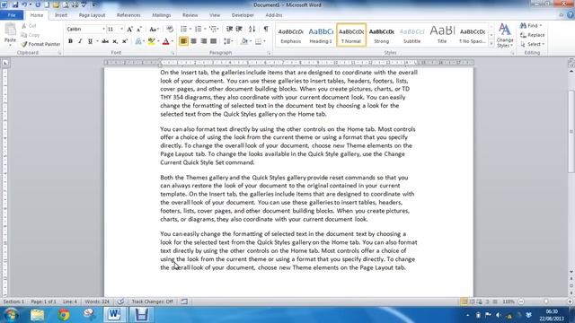 Insert a Non-breaking Space in a Word Document смотреть онлайн
