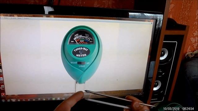 Three-way meter Ph-метр, измеритель влажности и освещенности 3 в 1. смотреть онлайн