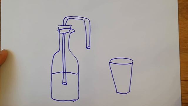 Как перелить воду и бутылки в стакан, не переворачивая бутылку смотреть онлайн