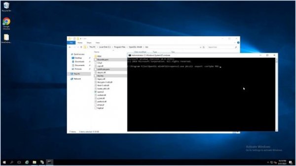 Generate pfx and Install SSL Certificate in IIS, Enable https in IIS