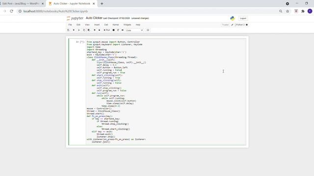 Make autoclicker in Python - Output 1 смотреть онлайн