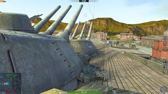 Баг на полет в World Of Tanks Blitz на FV215b 183)