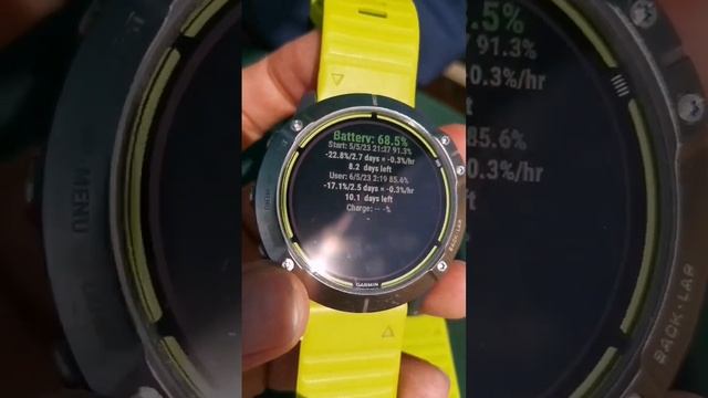 № 41-2. Проверка заряда солнечной батареи Garmin Fenix 7X Solar, Enduro. смотреть онлайн