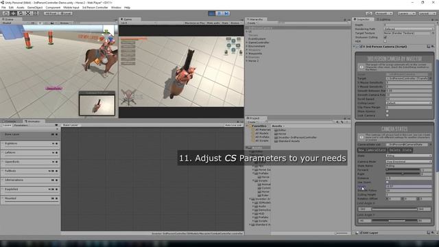 Compatibility between Horse Animset Pro && Invector 3rd Person Controller смотреть онлайн