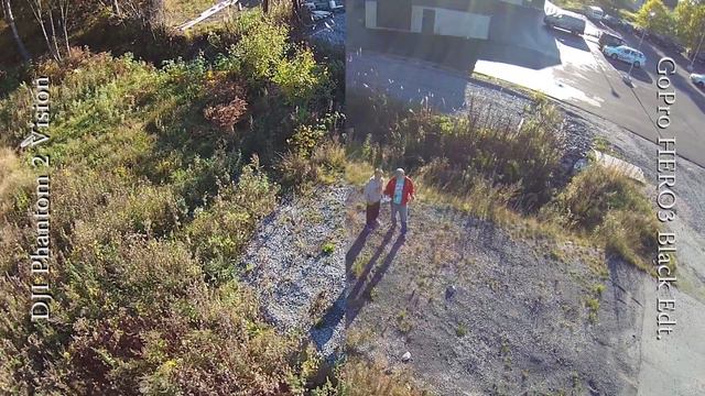 DJI Phantom 2 Vision VS. GoPro HERO3 Black смотреть онлайн