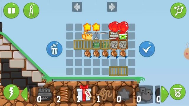 [баги] как можно быстро пройти песочницу в игре Bad piggies смотреть онлайн