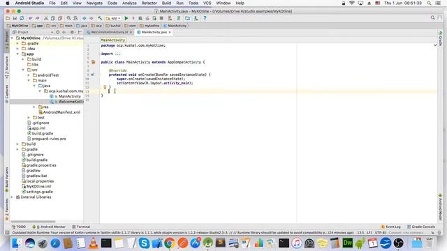 Kotlin - Convert java File into Kotlin File android studio смотреть онлайн