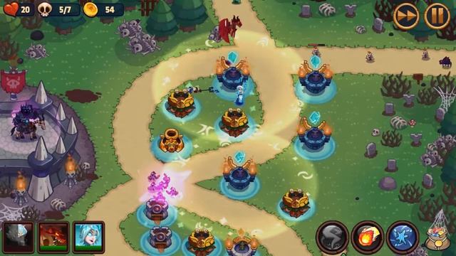 Realm Defense - Episode 1 Valley of Death - Level 1-Wicked Grove 3 Stars смотреть онлайн
