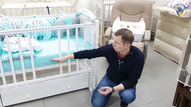 Руслан - детская кроватка (Красная звезда) - Обзор от Boan Baby смотреть онлайн