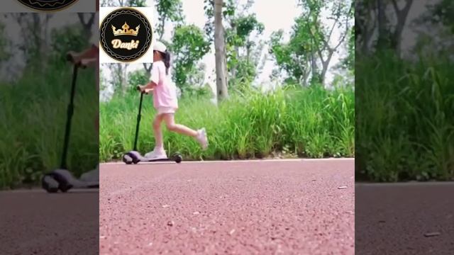 Детский самокат Danki M Power от 2-5лет широкие колеса с подсветкой, регулируемый руль