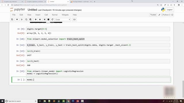 Machine Learning Tutorial Python - 8 Logistic Regression (Multiclass Classification) смотреть онлайн