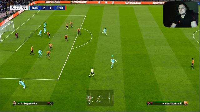 PES 2021.Обновленный патч. Составы на октябрь. Играем ЛЧ за Барселону. смотреть онлайн