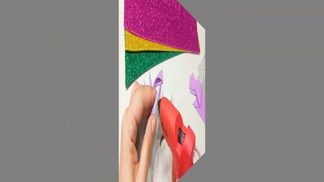 Очень простая снежинка из фоамирана. ❄ Christmas Ornament Tutoria