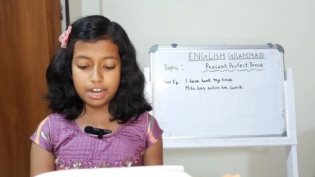 Present Perfect Tense // English grammar tutorial by Kritanjali //@kritanzworld смотреть онлайн