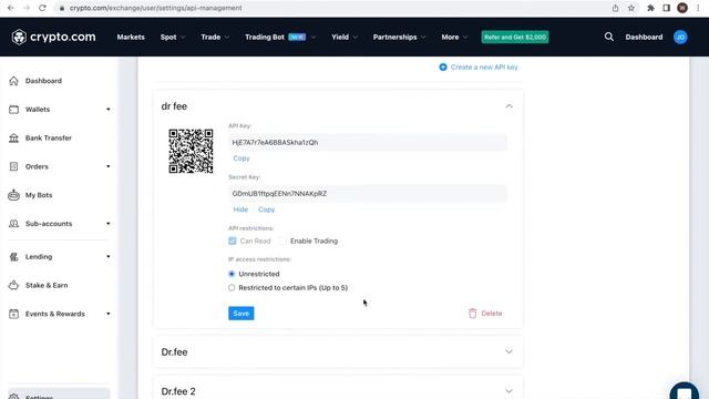 How to find your API Key & Secret at Crypto.com (Tutorial) смотреть онлайн