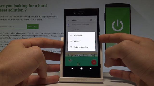 How to Take Screenshot in SONY Xperia XZ1 - Capture Screen |HardReset.Info смотреть онлайн