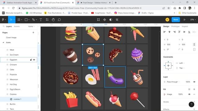 Interactive Sidebar Menu Animation di Figma ? Bikin Design Food Apps ? смотреть онлайн